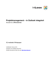 Projektmanagement – in Outlook integriert