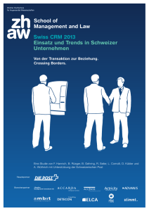 Swiss CRM 2013 - CRM