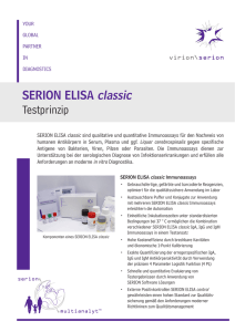 SERION ELISA classic Testprinzip