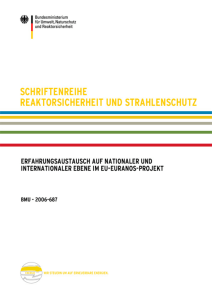 Schriftenreihe Reaktorsicherheit und Strahlenschutz