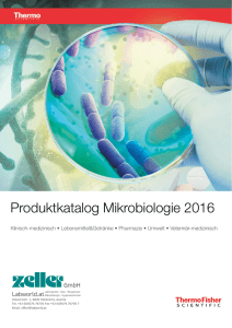 Oxoid Mikrobiologie Katalog 2016