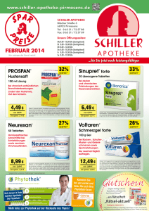 FEBRuaR 2014 Voltaren® Sinupret® forte PROSPAN® 4