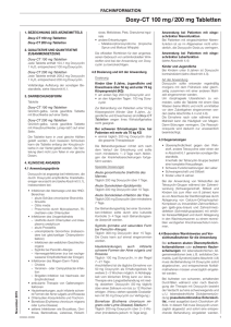 Doxy-CT 100 mg / 200 mg Tabletten