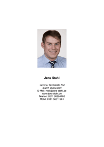 Jens Stahl, Java EE Software