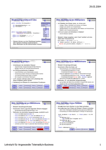 Interfaces in Java Wdh.: Modellierung des Dateisystems