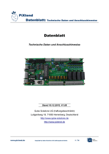 technischen Datenblatt