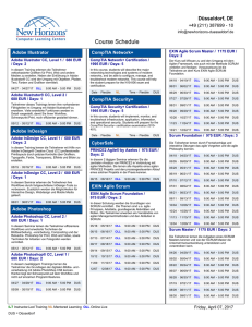 Course Schedule