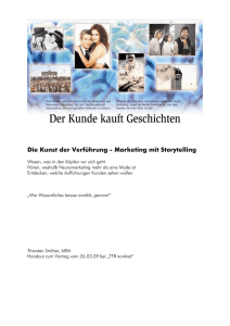 Die Kunst der Verführung - Marketing mit Storytelling