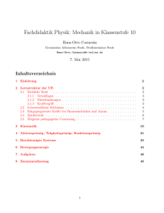 Mechanik in 10 - Hans