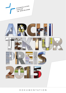 Dokumentation des Architekturpreises 2015