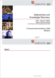 Präsentation, PDF, 106KB - ADV e-Government Konferenz Startseite