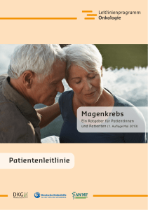 Patientenleitlinie Magenkrebs