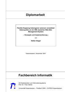 Fachbereich Informatik Diplomarbeit