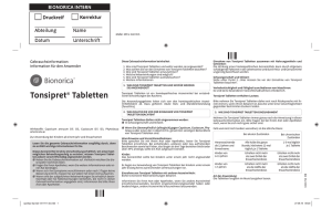 Tonsipret® Tabletten