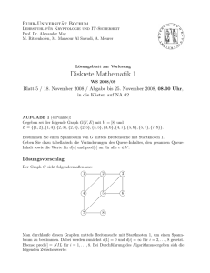 Diskrete Mathematik 1 - CITS - Ruhr