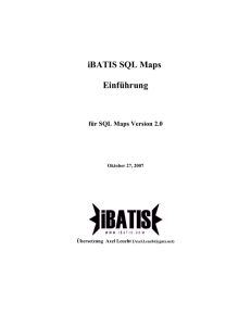 iBATIS SQL Maps