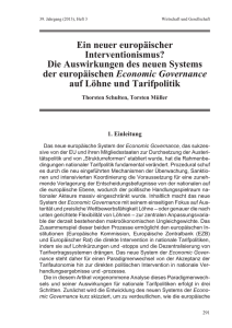 Ein neuer europäischer Interventionismus? Die - E