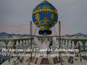 Die Literatur des 17. und 18. Jahrhunderts