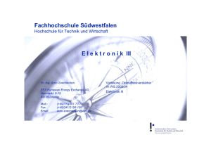 Elektronik III