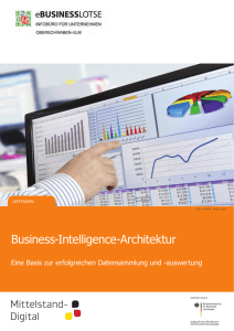 Business-Intelligence-Architektur - eBusiness