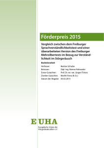 EUHA Förderpreis 2015