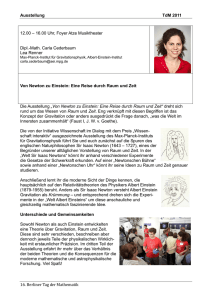 Ausstellung TdM 2011 16. Berliner Tag der Mathematik 12.00