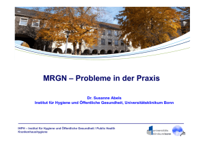 MRGN - Probleme in der Praxis, Version Prof. Popp