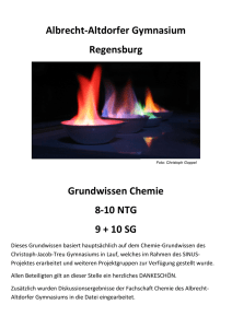 Grundwissen Chemie für 8-10 NTG und 9 + 10 SG