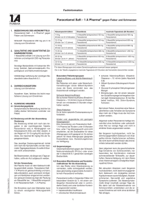 Paracetamol Saft - 1 A Pharma® gegen Fieber und Schmerzen