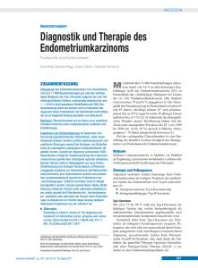 Diagnostik und Therapie des Endometriumkarzinoms