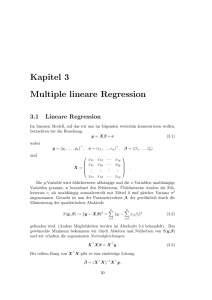 Kapitel 3 Multiple lineare Regression