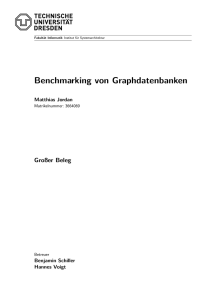 Benchmarking von Graphdatenbanken