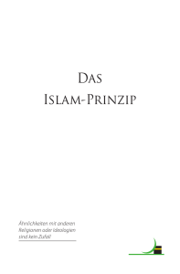 Das Islam-Prinzip - Bürgerbewegung PAX EUROPA eV