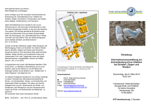Einladung Informationsveranstaltung zur Schmallenberg