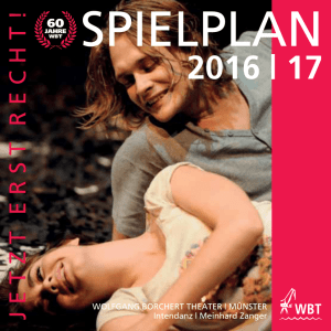 SPIELPLAN - Wolfgang Borchert Theater