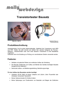 Transistortester Bausatz