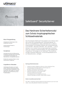 SafeGuard® SecurityServer