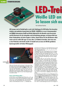 LED-Treiber PR4401 - Weiße LED an 0,9…1,5V