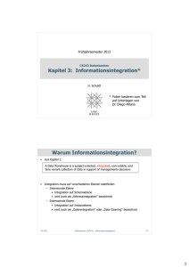 3-Informationsintegration - Universität Basel | Informatik