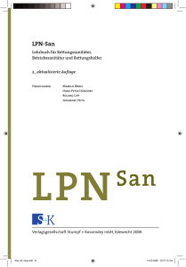 LPN-San 2.A. Inhaltsverzeichnis