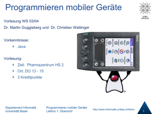 Programmieren mobiler Geräte