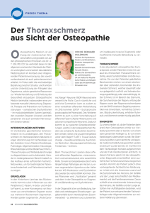 2/2015 - Der Thoraxschmerz aus Sicht der Osteopathie