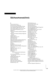 Stichwortverzeichnis