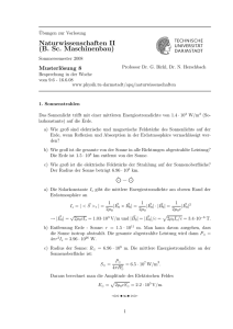 Naturwissenschaften II (B. Sc. Maschinenbau) - IAP TU