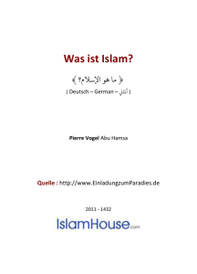 Was ist Islam