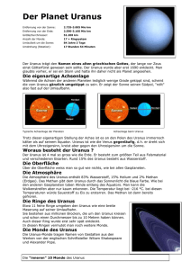 Der Planet Uranus - educa.Unterricht