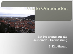 Vitale Gemeinden