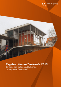 Tag des offenen Denkmals 2013