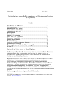 (Auswertung der Horoskopdaten von 18 bedeutenden Komponiste…)