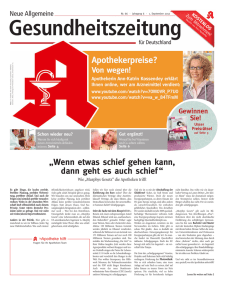 Neue Allgemeine Gesundheitszeitung für Deutschland, Nr . 66